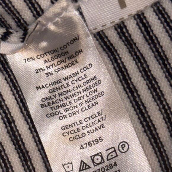 πΉLOFTβSTRIPED OPEN HOODED CARDIGAN - Picture 6 of 6